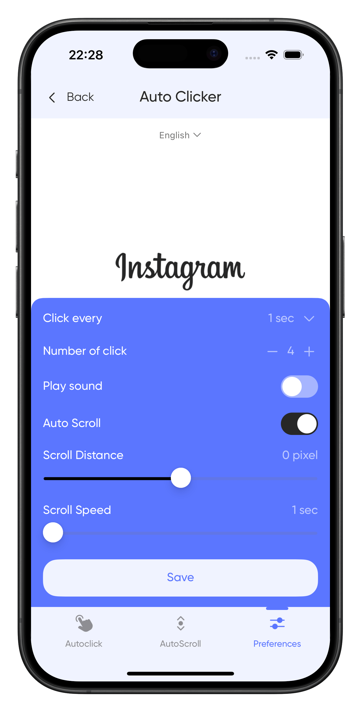 Auto Clicker – Screen 2