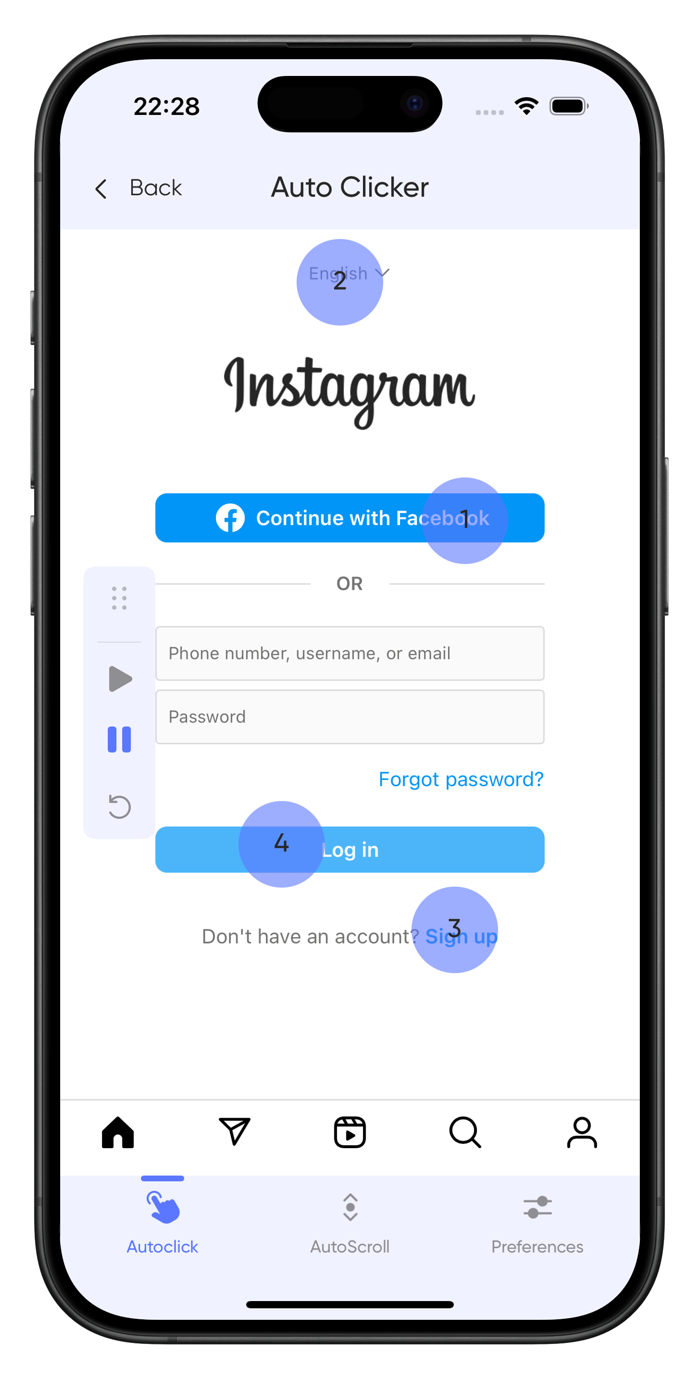 Auto Clicker – Screen 3