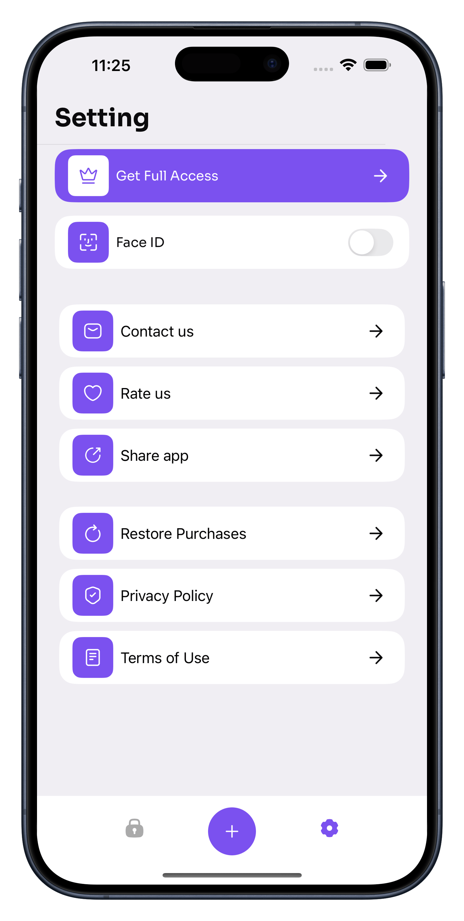 Authenticator – Screen 4