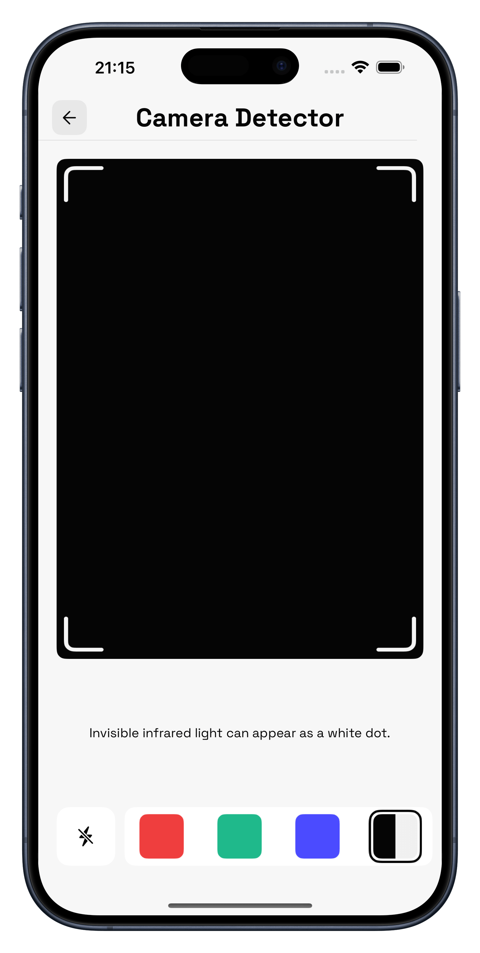 Hidden Camera Detector – Screen 4