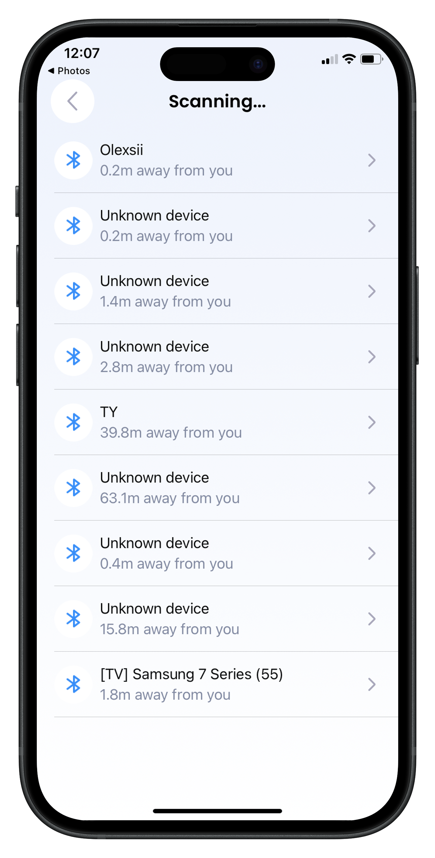 Air Finder – Screen 3