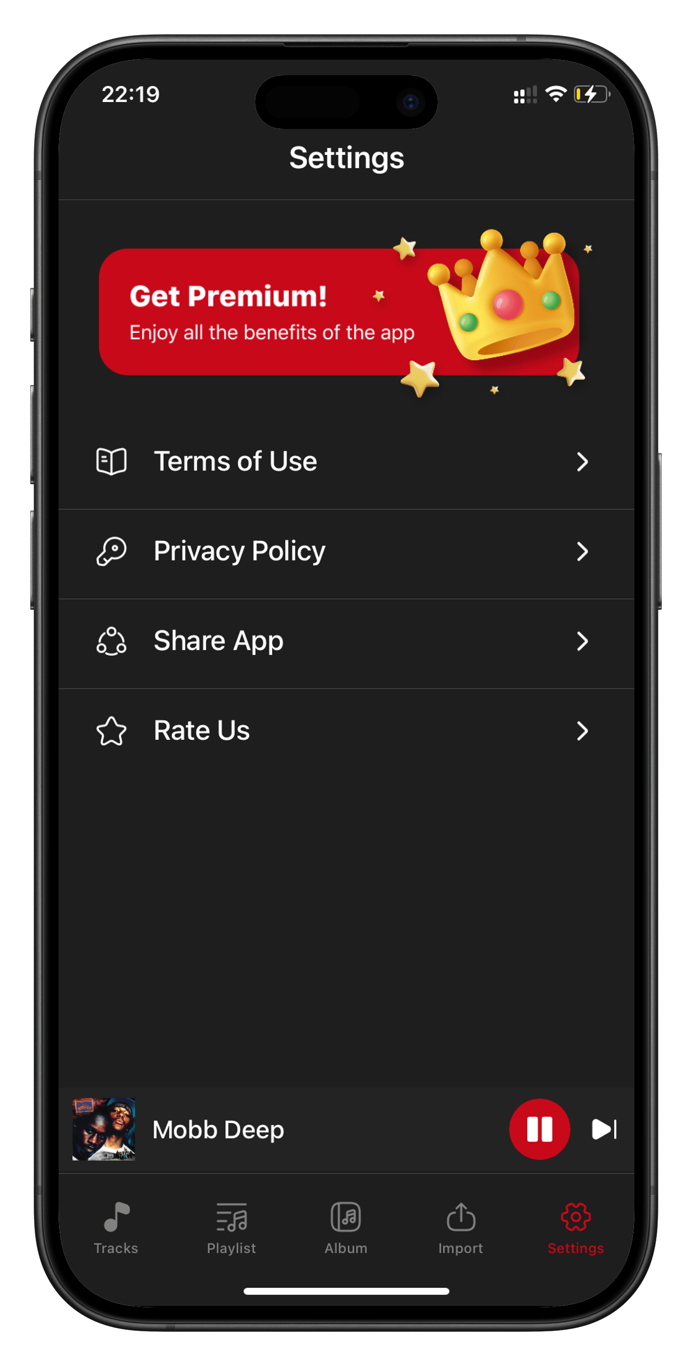 Offline Music Player – Screen 4